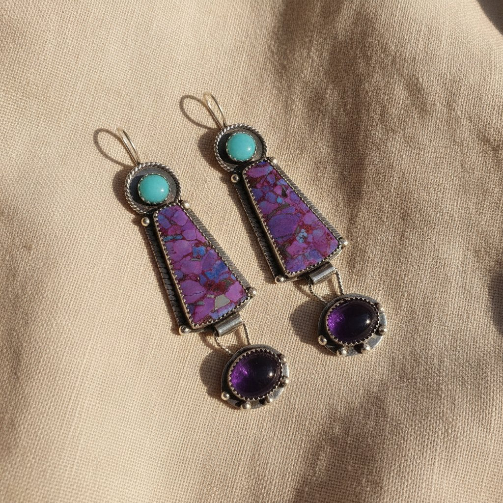 Fleur Crystal Earrings
