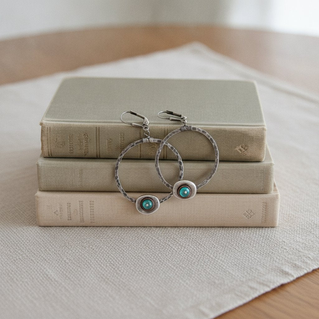 Fleur Silver Earrings