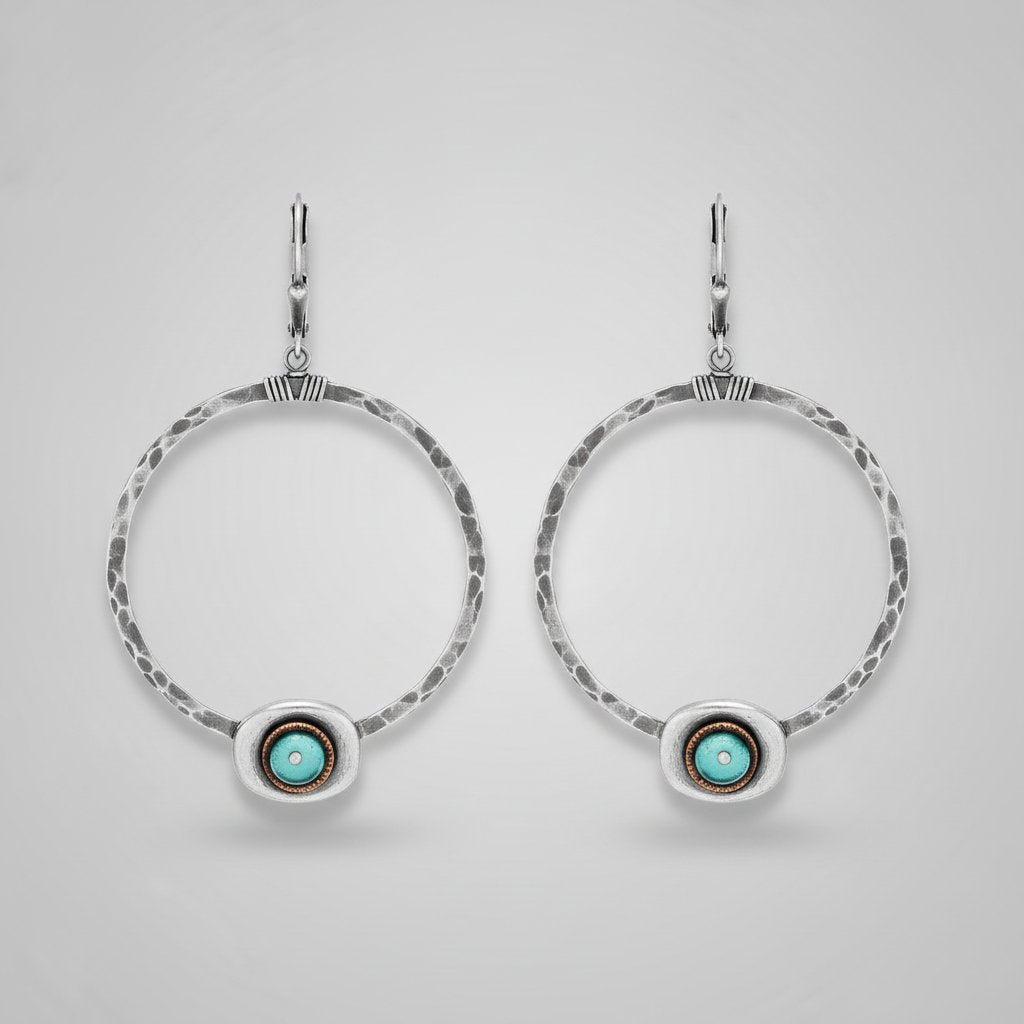 Fleur Silver Earrings