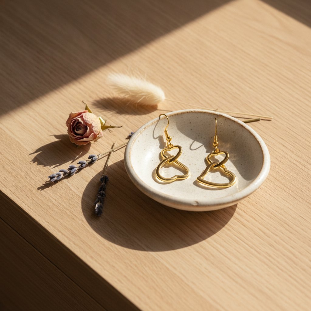 Fleur Gold Earrings