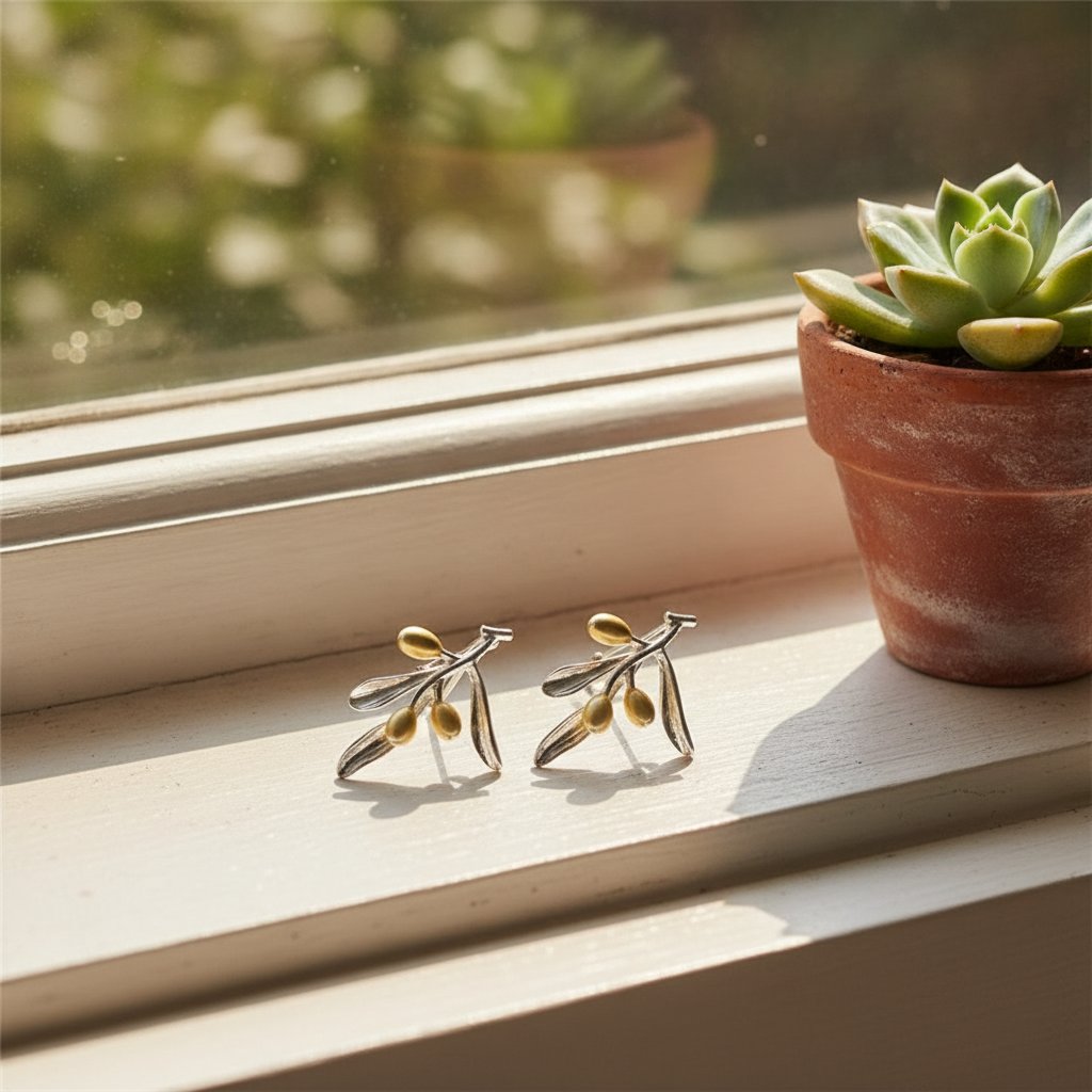 Fleur Gold Earrings