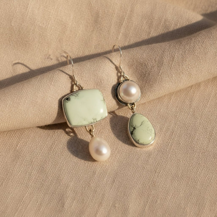 Fleur Pearl Earrings