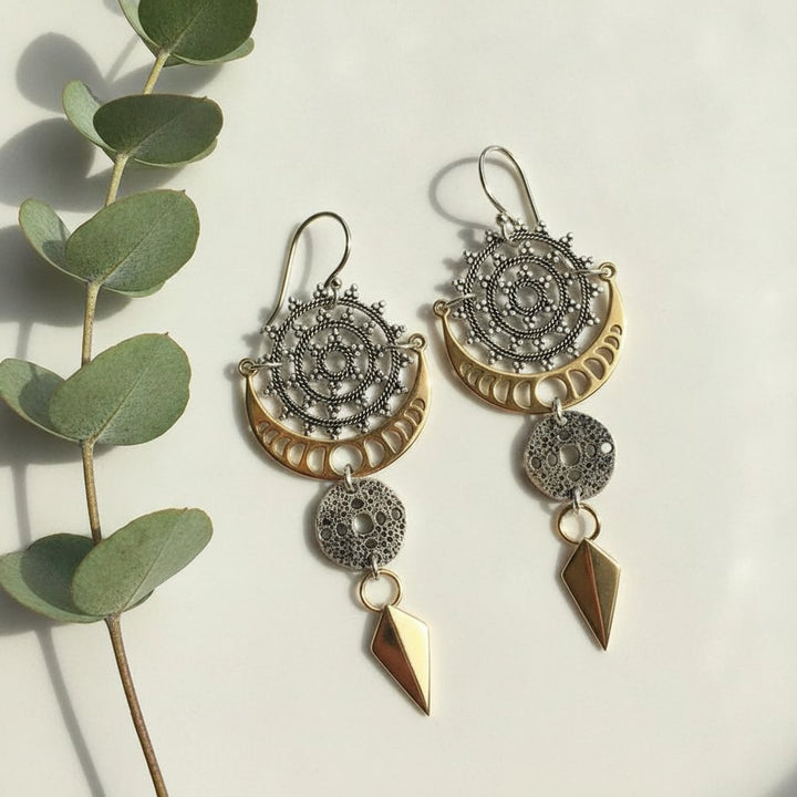 Fleur Gold Earrings