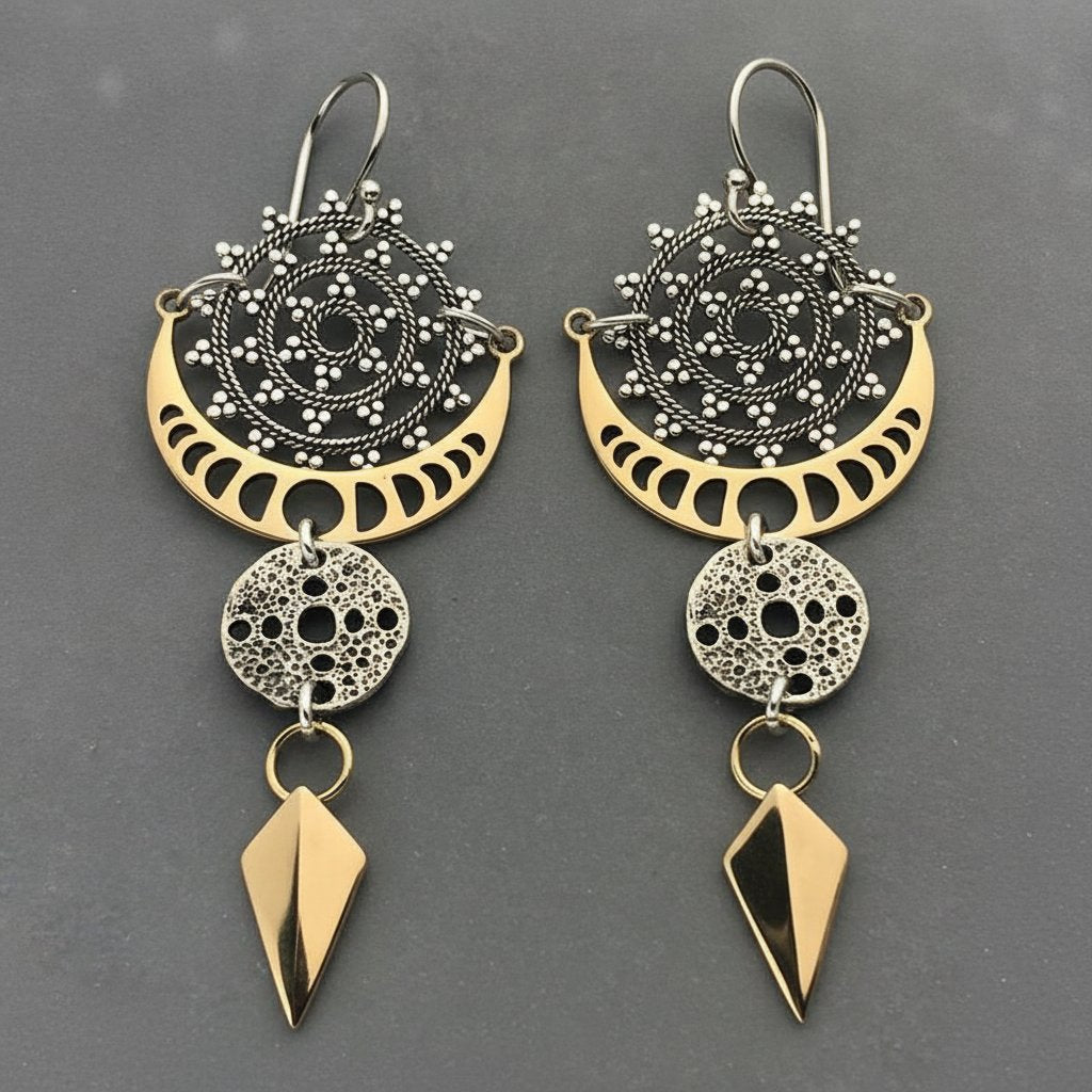 Fleur Gold Earrings