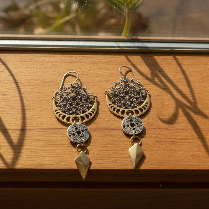 Fleur Gold Earrings