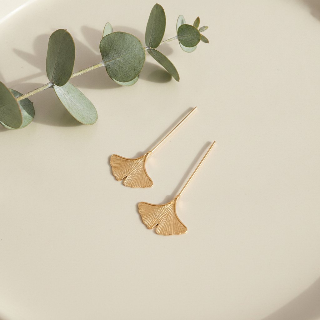 Fleur Gold Earrings