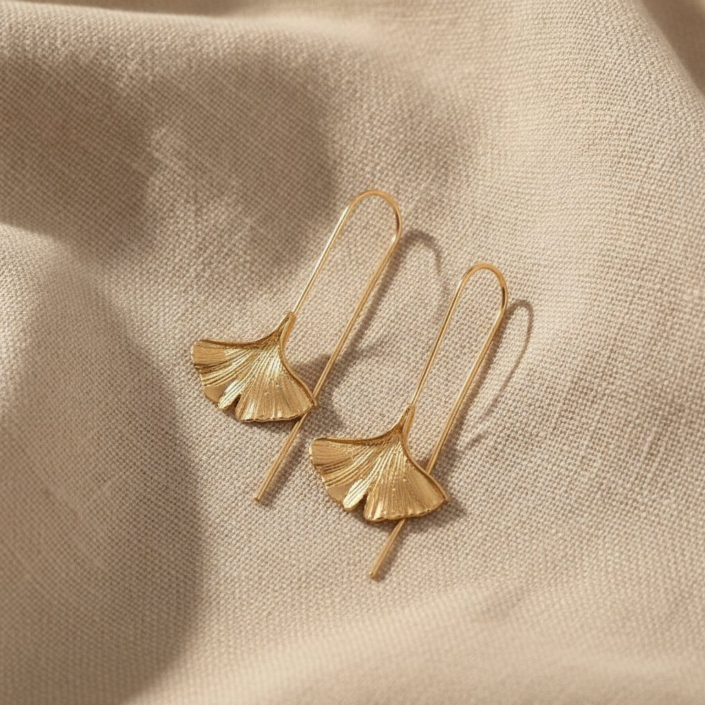 Fleur Gold Earrings
