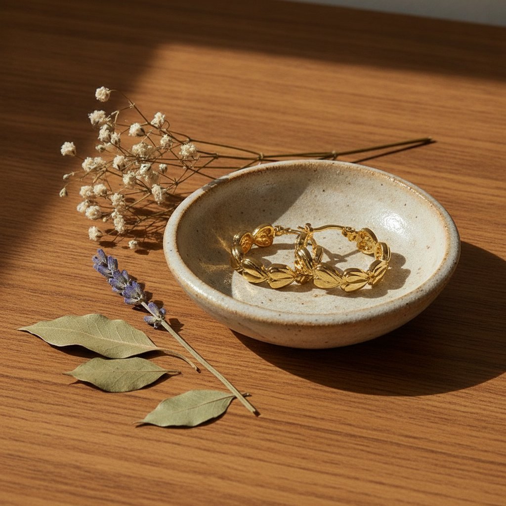 Fleur Gold Earrings