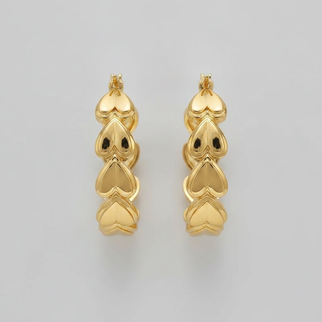 Fleur Gold Earrings