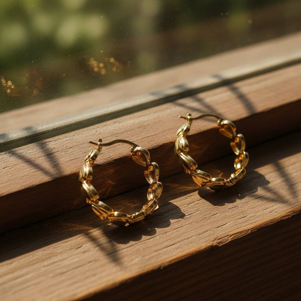 Fleur Gold Earrings