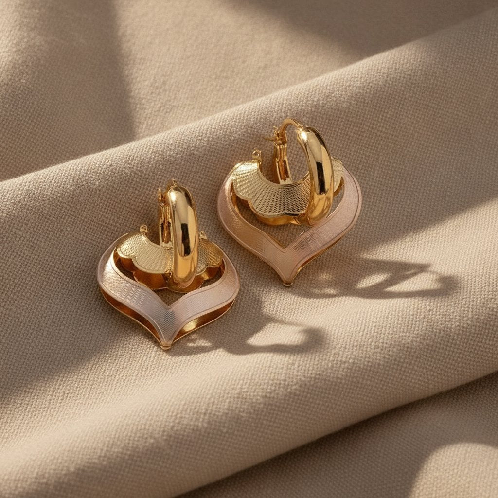 Fleur Gold Earrings
