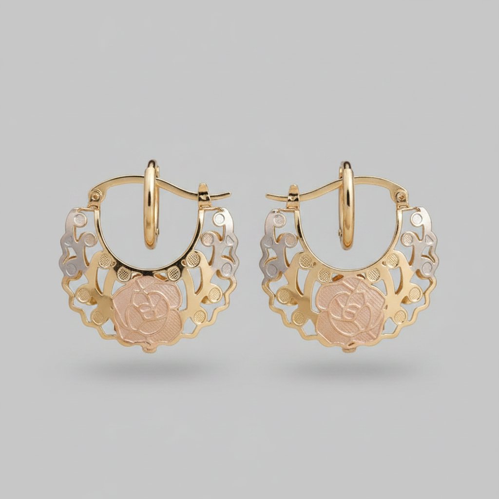 Fleur Gold Earrings