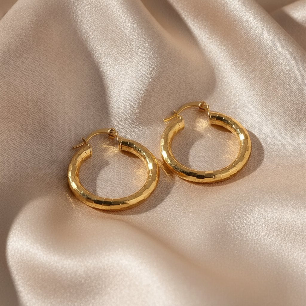 Fleur Gold Earrings