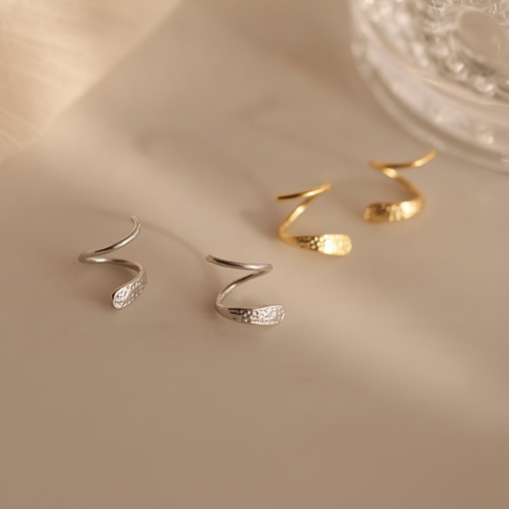 Fleur Gold Earrings