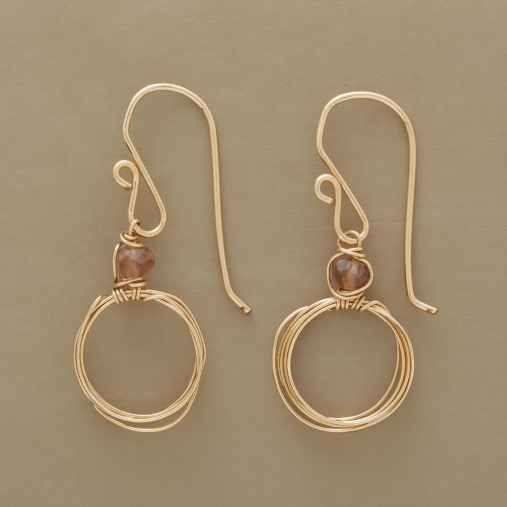 Fleur Gold Earrings