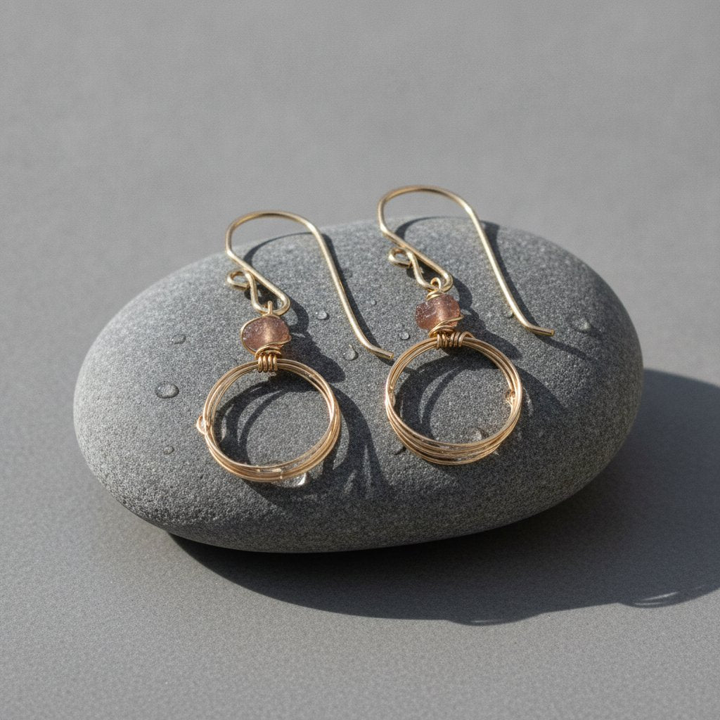 Fleur Gold Earrings
