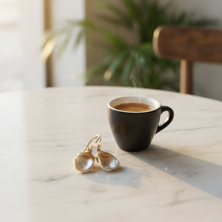 Fleur Pearl Earrings