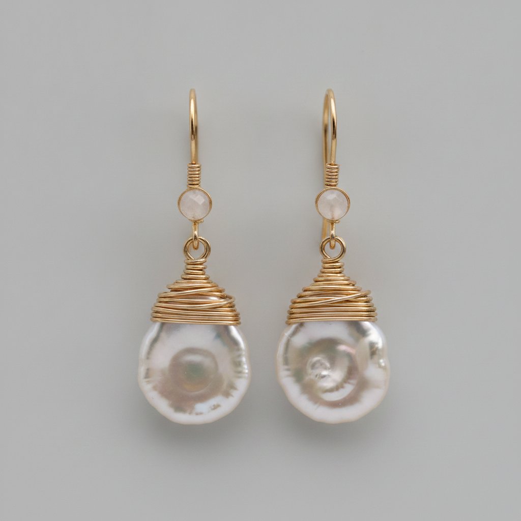 Fleur Pearl Earrings