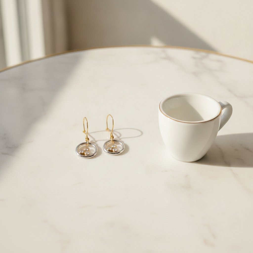 Fleur Zirconia Earrings
