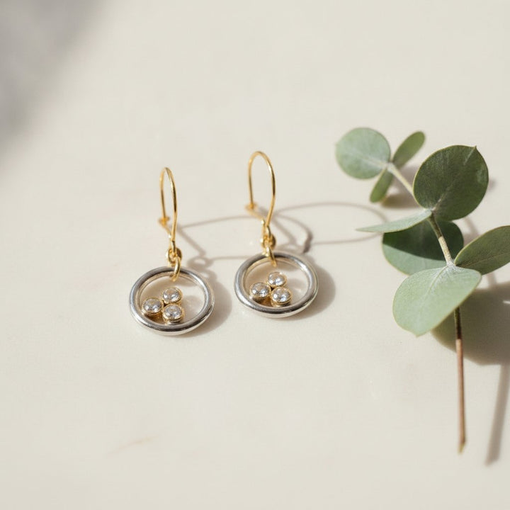 Fleur Zirconia Earrings