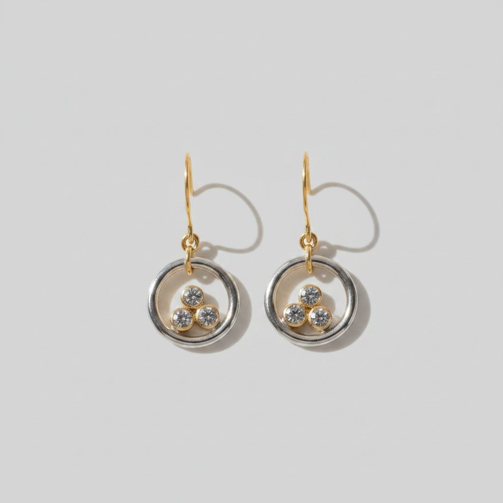 Fleur Zirconia Earrings