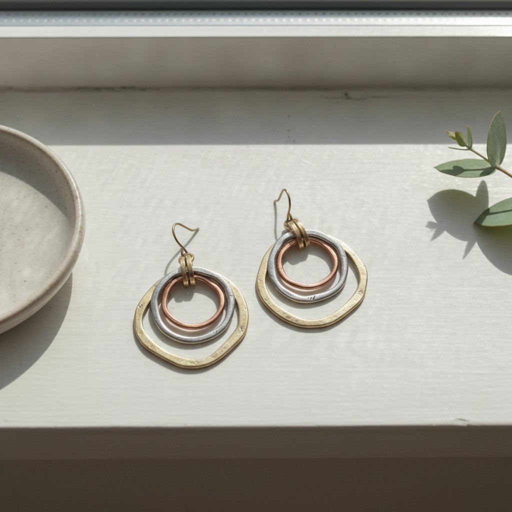 Fleur Gold Earrings