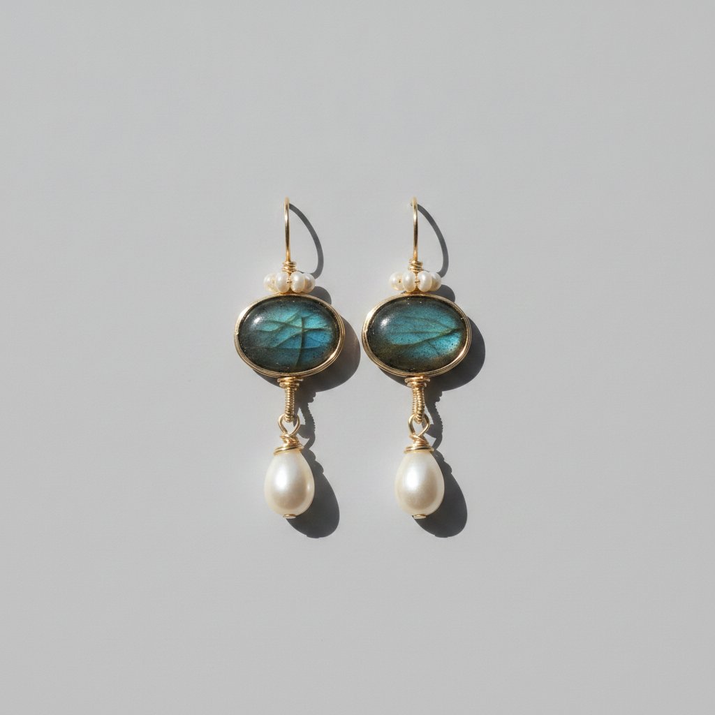 Fleur Pearl Earrings