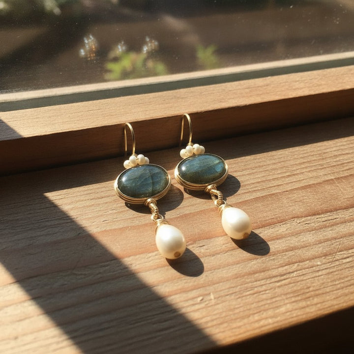 Fleur Pearl Earrings