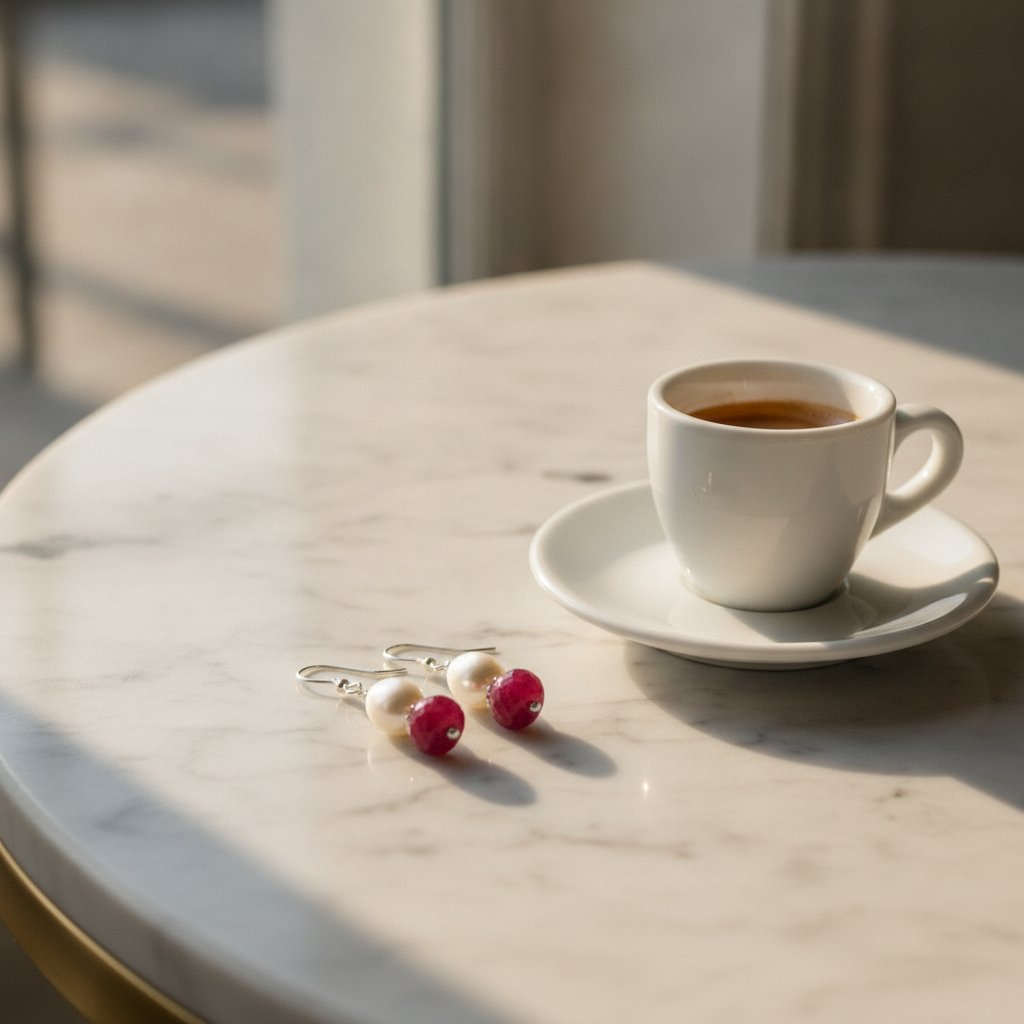 Fleur Pearl Earrings