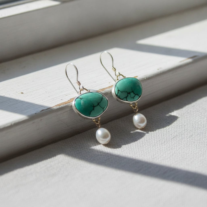 Fleur Pearl Earrings