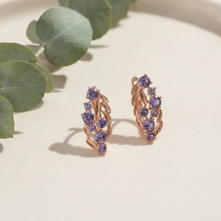 Fleur Crystal Earrings
