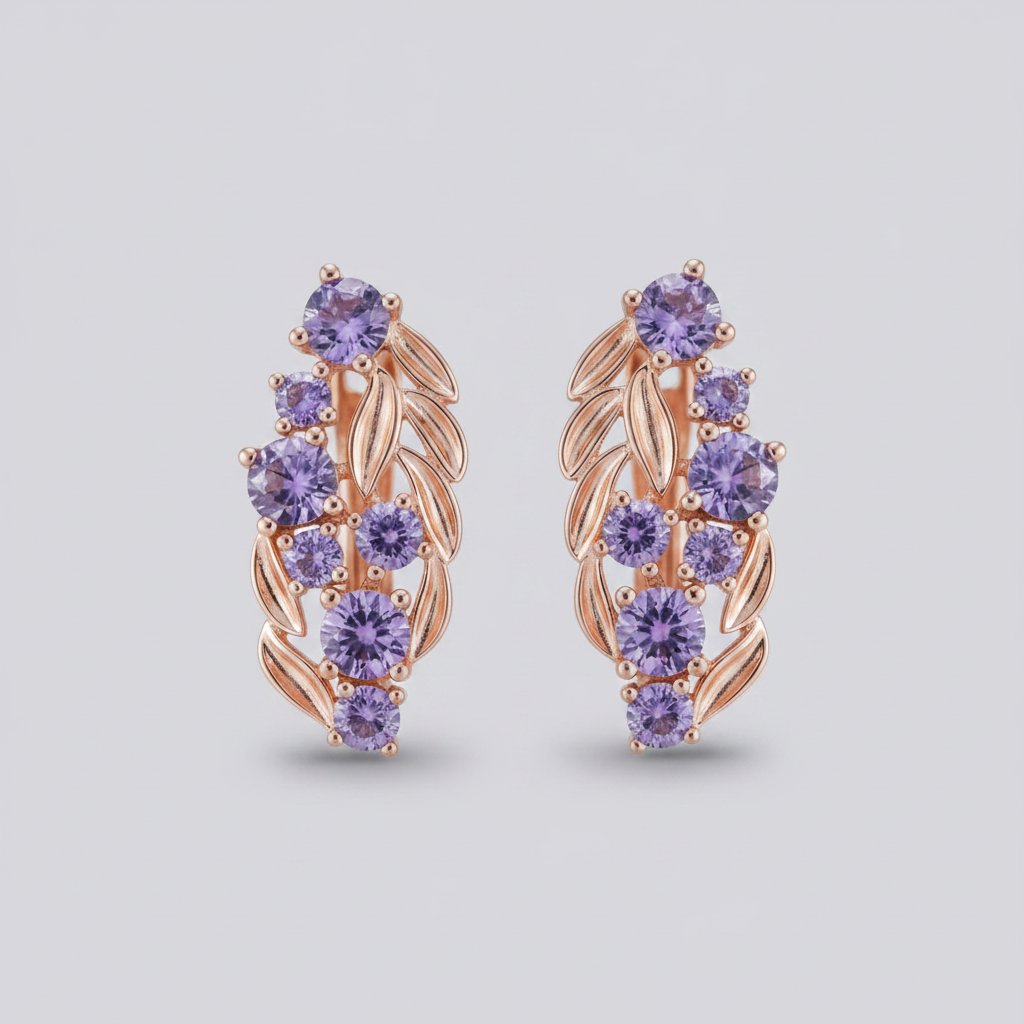 Fleur Crystal Earrings