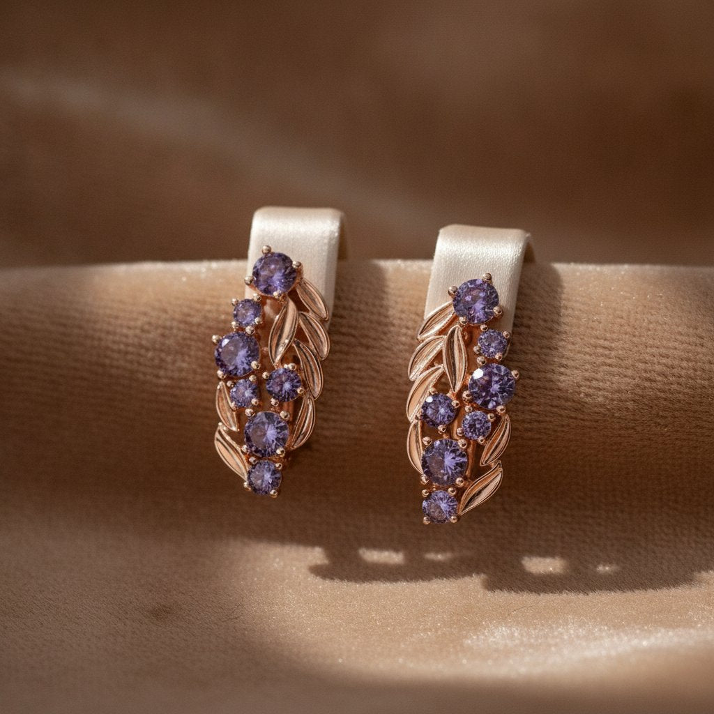 Fleur Crystal Earrings