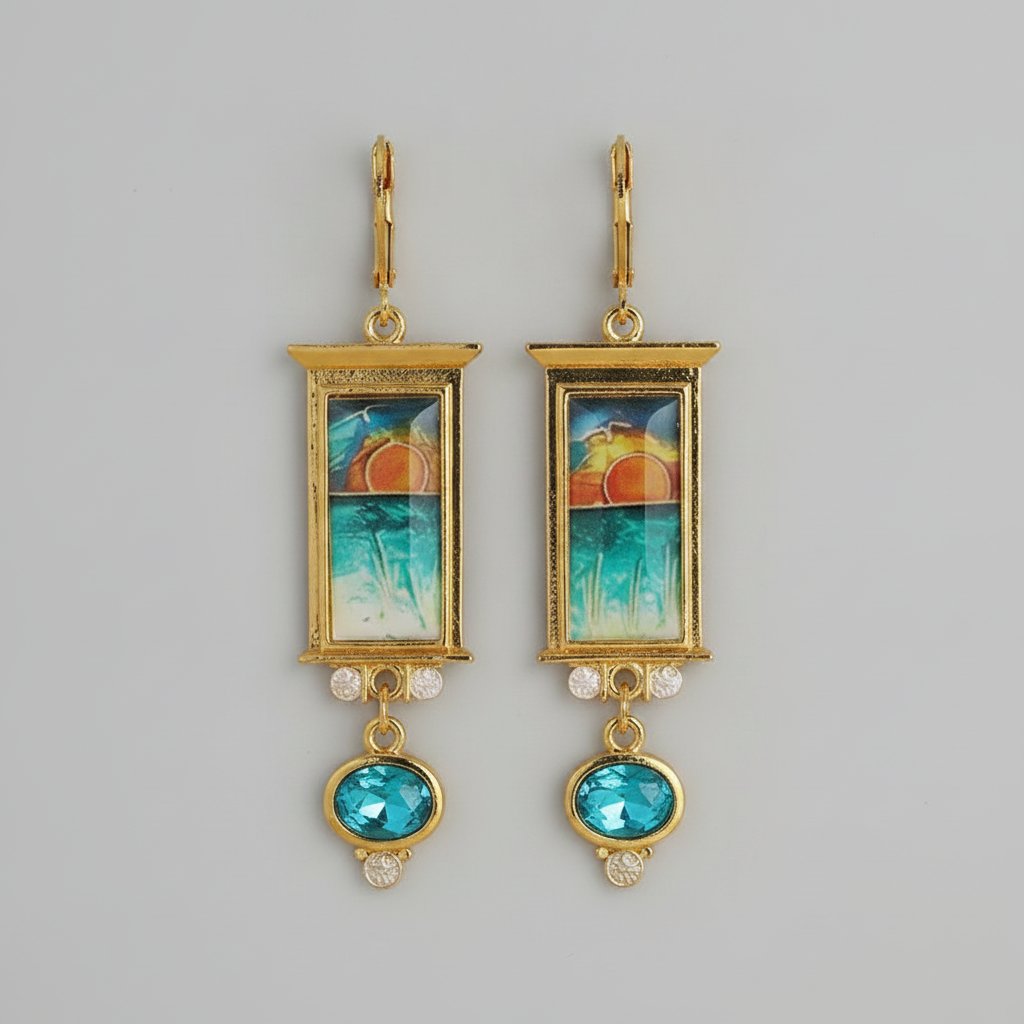 Fleur Vintage Earrings