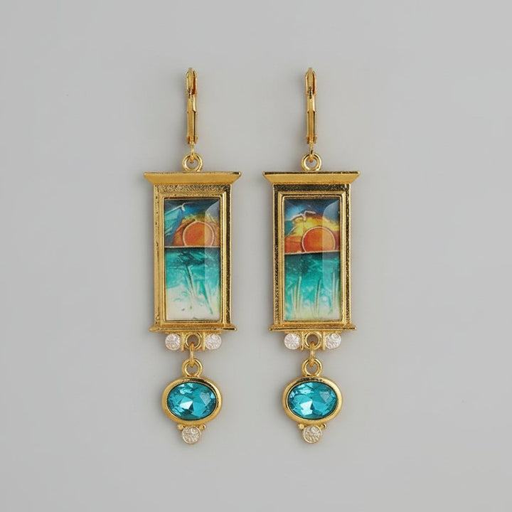 Fleur Vintage Earrings