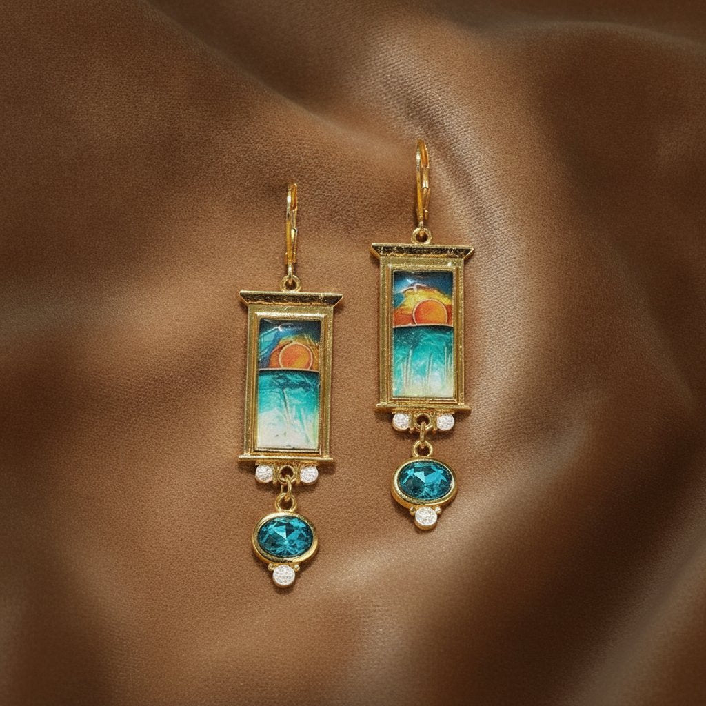Fleur Vintage Earrings
