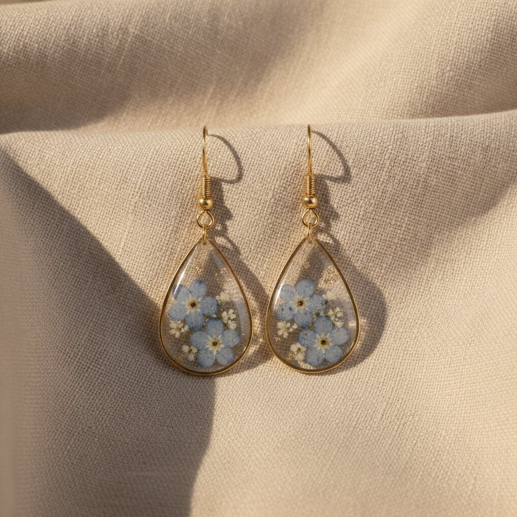 Fleur Crystal Earrings
