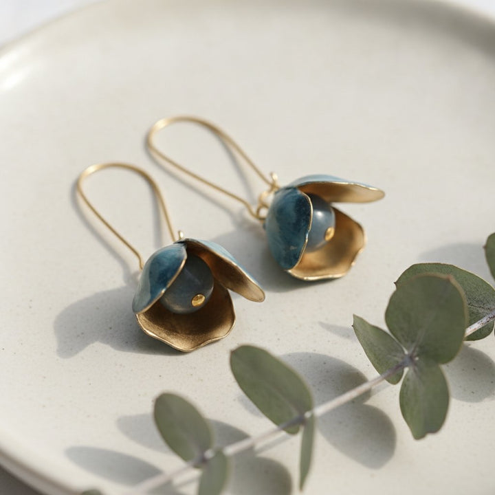 Fleur Gold Earrings