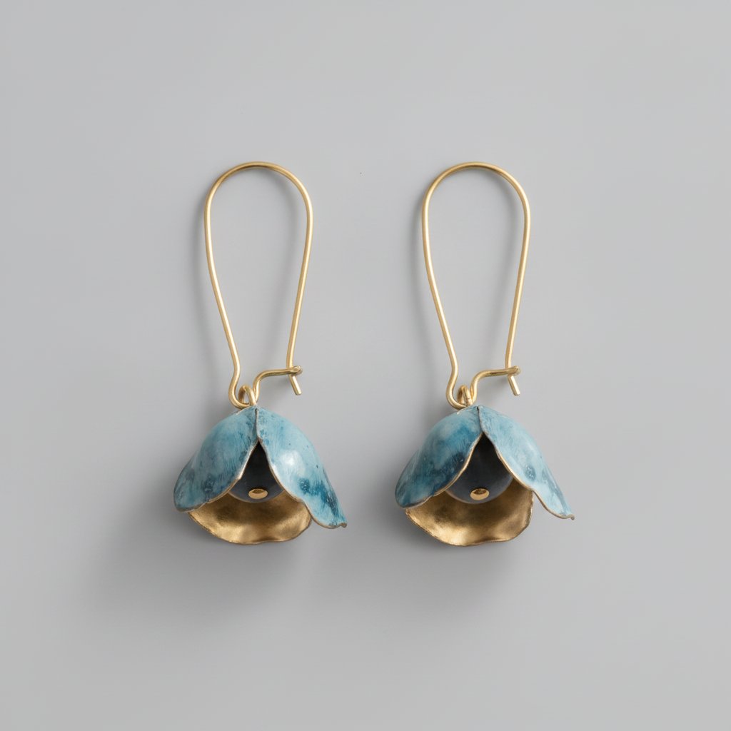 Fleur Gold Earrings
