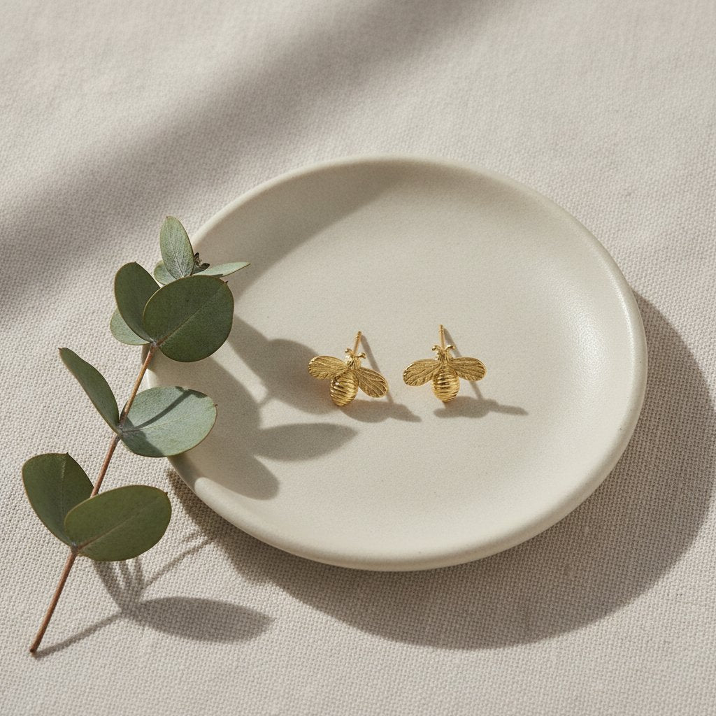 Fleur Gold Earrings