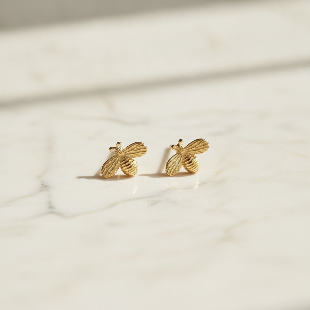 Fleur Gold Earrings