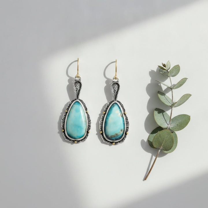 Fleur Turquoise Earrings