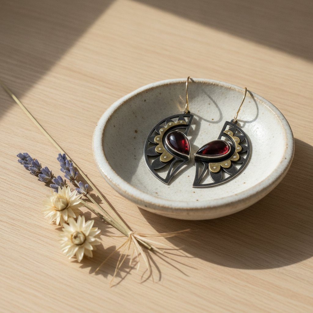 Fleur Crystal Earrings