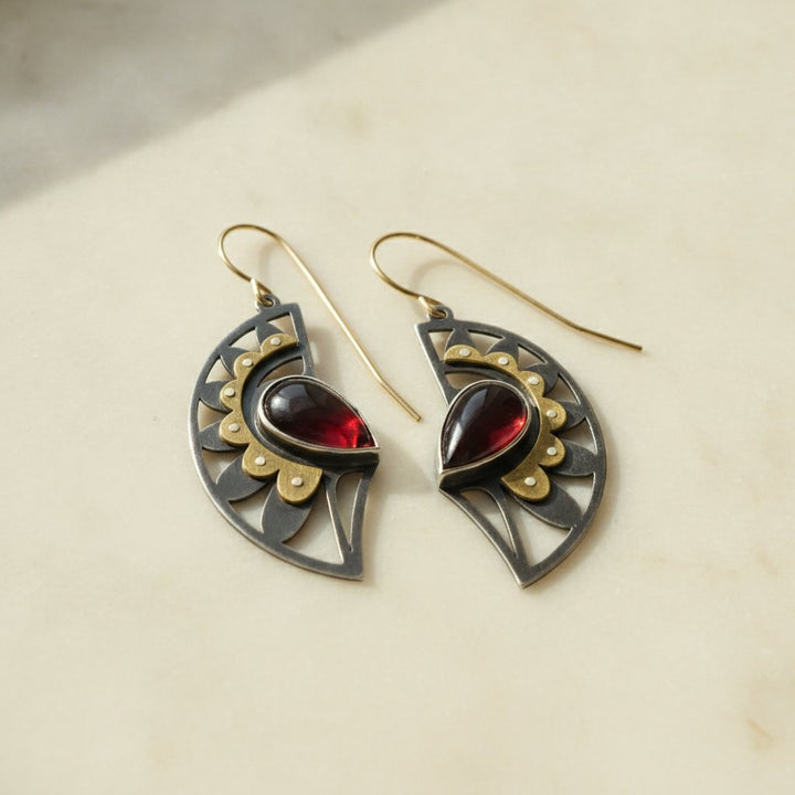 Fleur Crystal Earrings
