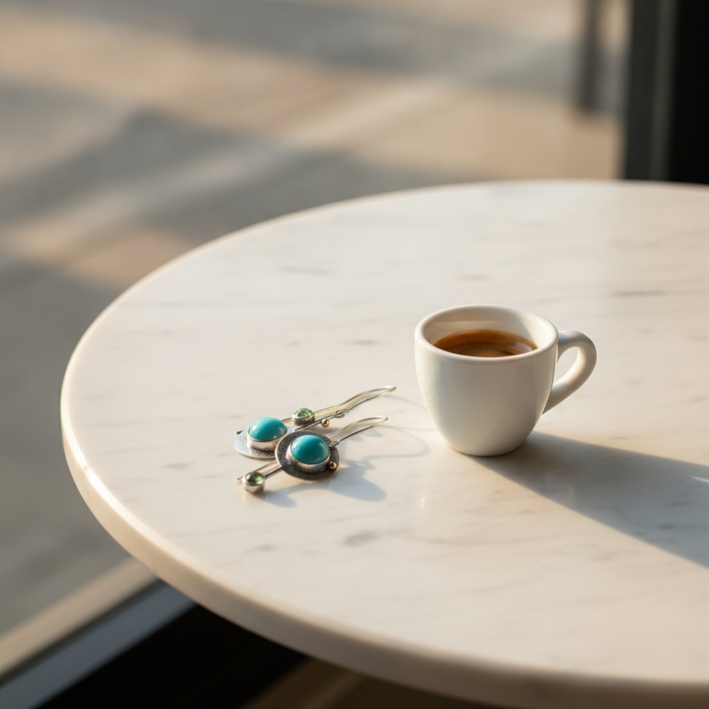 Fleur Turquoise Earrings