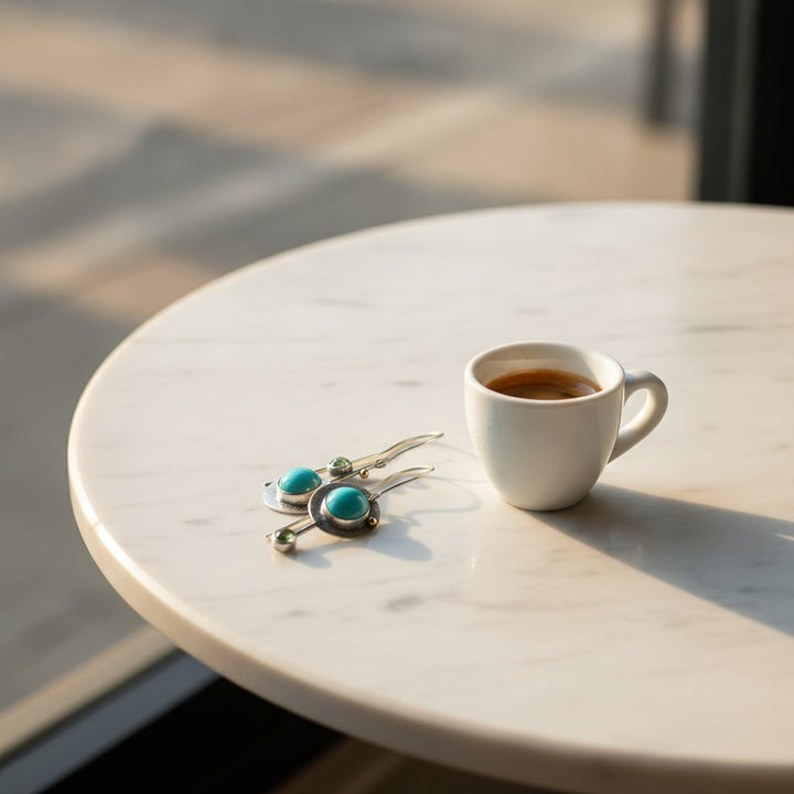 Fleur Turquoise Earrings