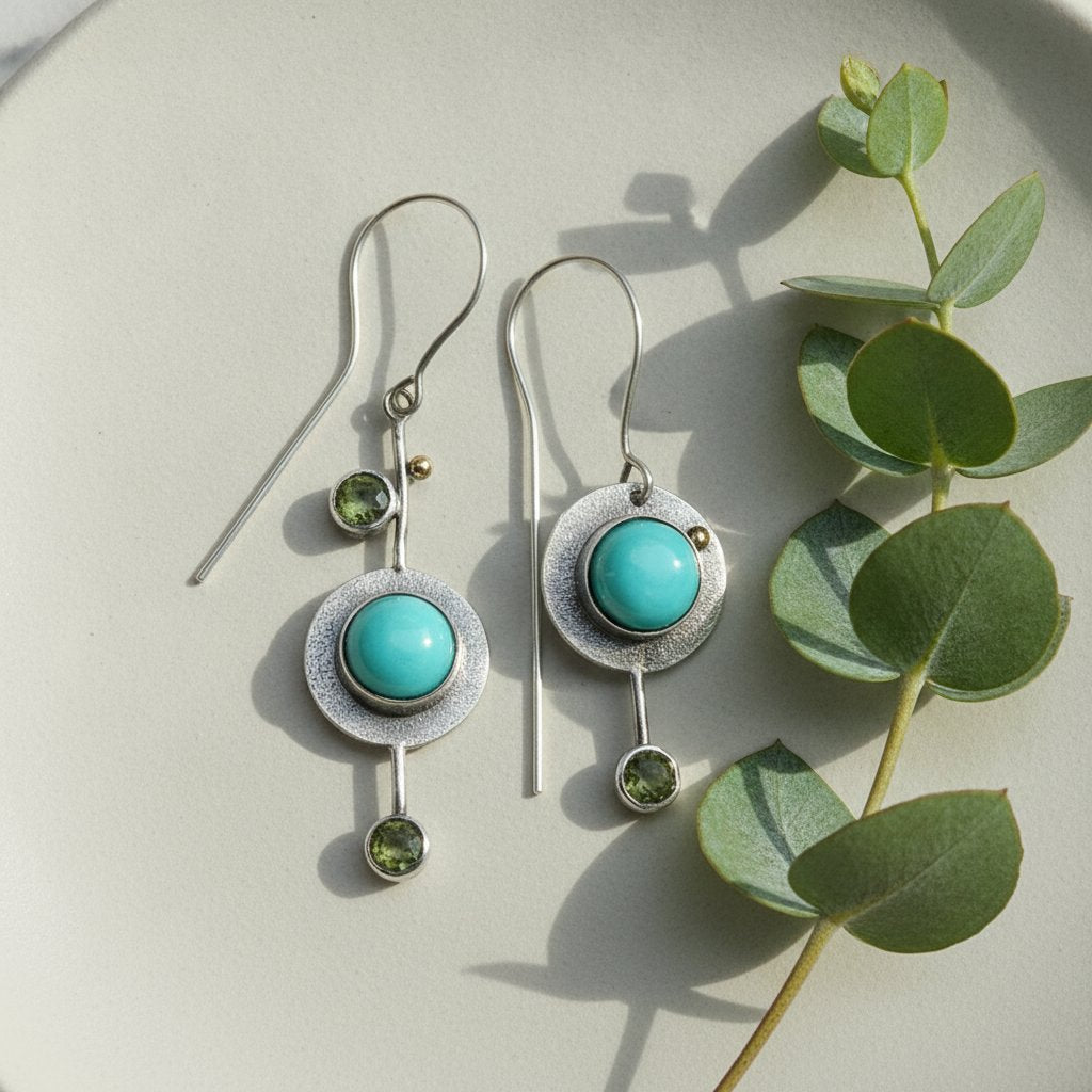 Fleur Turquoise Earrings