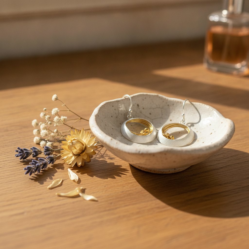 Fleur Gold Earrings