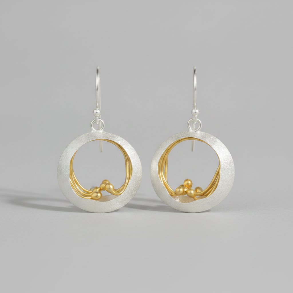 Fleur Gold Earrings