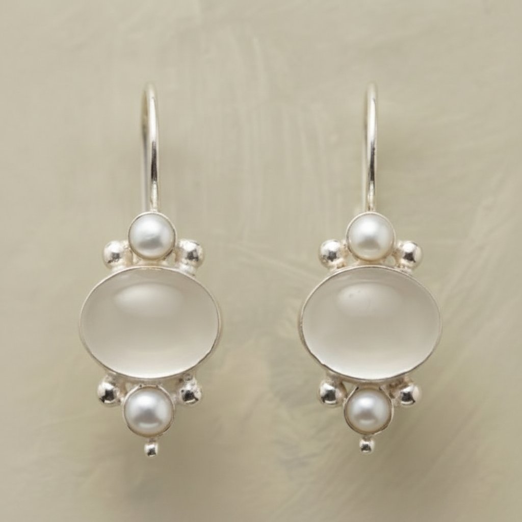 Fleur Pearl Earrings